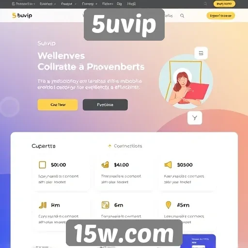 Interface e usabilidade do site 5uvip